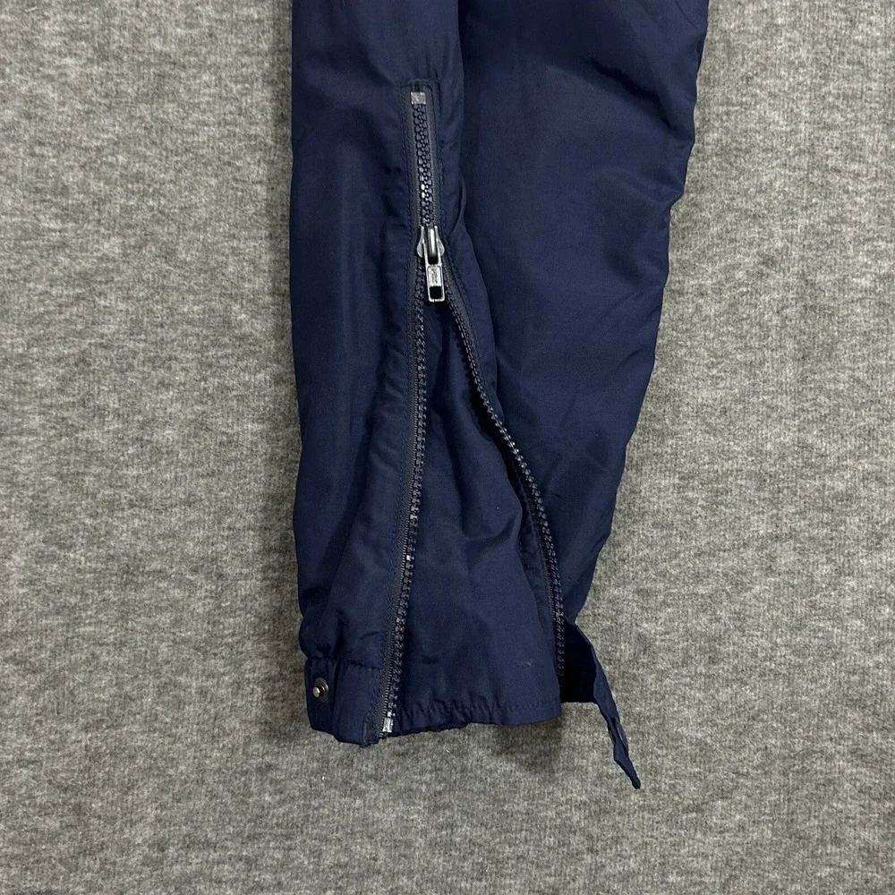 Vtg Eddie Bauer‎ Rain Pants Men's Medium Navy Waterproof Outdoor Seam Sealed